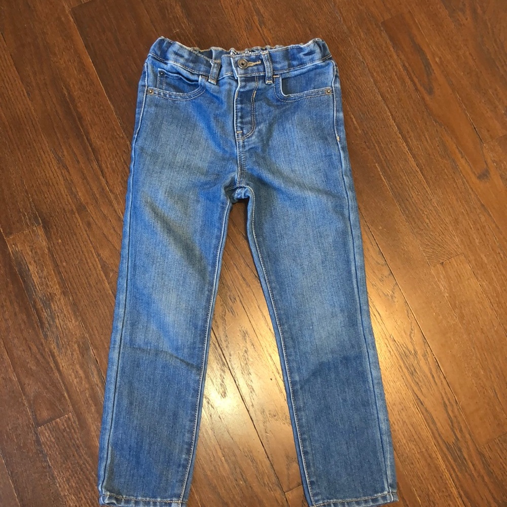 Boys Skinny Blue Jeans